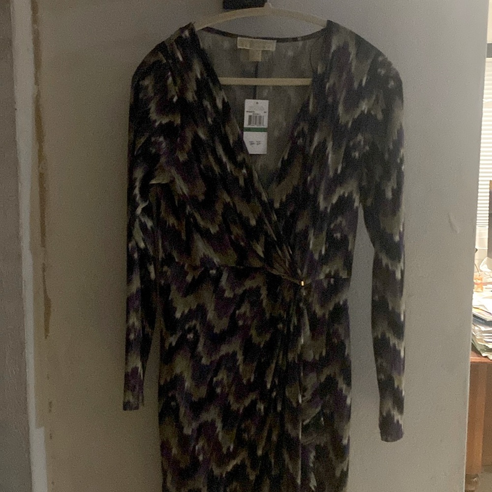 Michael Kors midi dress, large. NWT